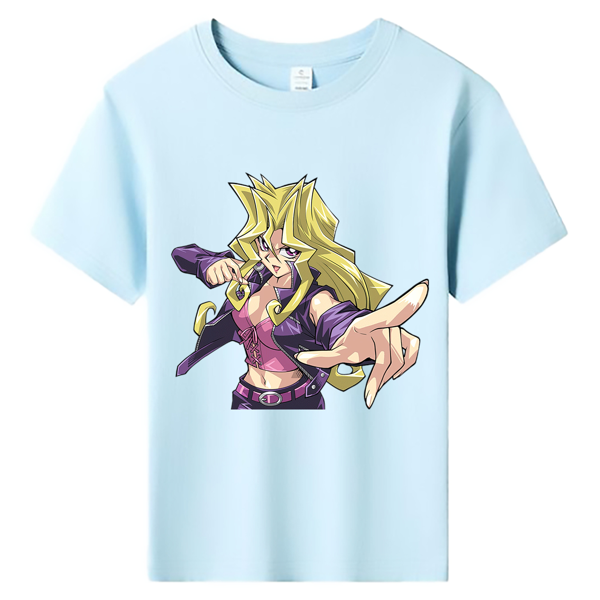 （画像用） 遊☆戯☆王 Yu-Gi-Oh! 綿100％キッズTシャツ（フロントプリント）